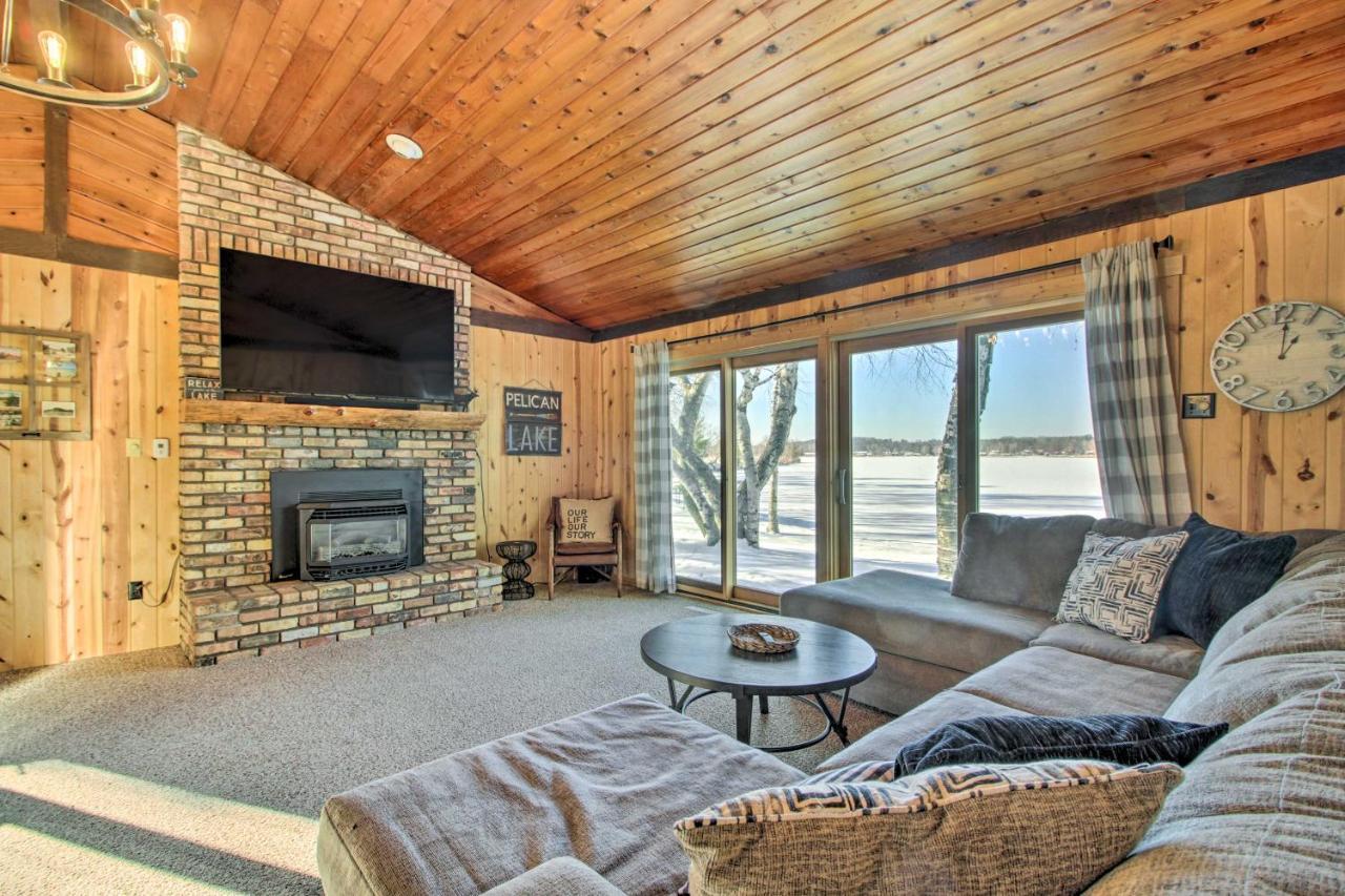 Pelican Lake Getaway On Stunning Peninsula! Pequot Lakes Bagian luar foto